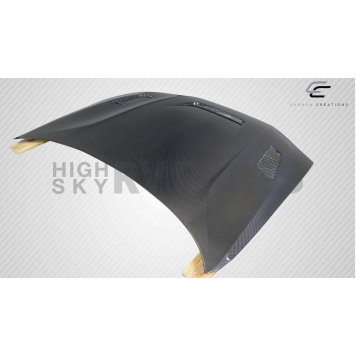 Carbon Creations Hood - Black Carbon Fiber - 116020-3