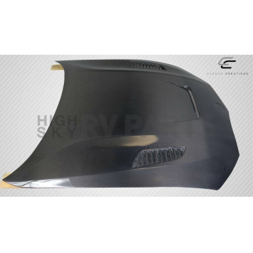 Carbon Creations Hood - Black Carbon Fiber - 116020-2