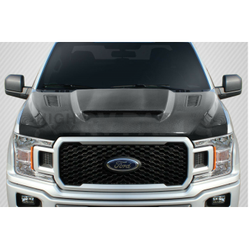 Carbon Creations Hood - CVX Black Carbon Fiber - 115896-2