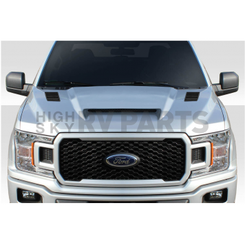 Carbon Creations Hood - CVX Black Fiberglass Reinforced Plastic - 115895