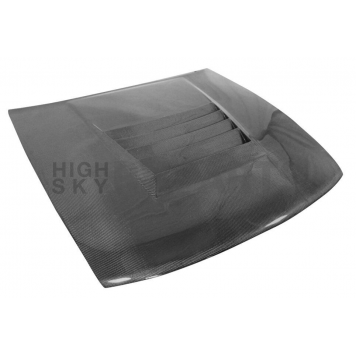 Carbon Creations Hood - D-1 Black Carbon Fiber - 113636-1