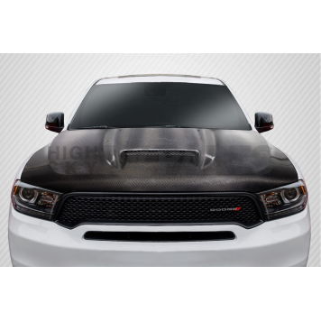 Carbon Creations Hood - SRT Black Carbon Fiber - 115653-2