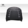 Carbon Creations Hood - TS-2 Black Fiberglass Reinforced Plastic - 114415