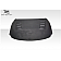 Carbon Creations Hood - TS-2 Black Fiberglass Reinforced Plastic - 114415