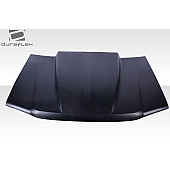 Duraflex Hood - Cowl Fiberglass Reinforced Plastic Black - 115164
