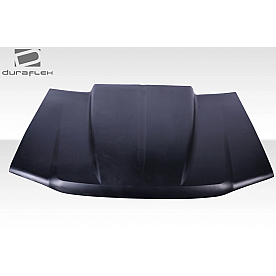 Duraflex Hood - Cowl Fiberglass Reinforced Plastic Black - 115164