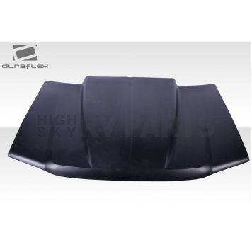 Duraflex Hood - Cowl Fiberglass Reinforced Plastic Black - 115164