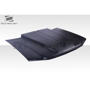 Duraflex Hood - Cowl Fiberglass Reinforced Plastic Black - 115164-1