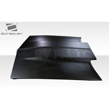Duraflex Hood - Cowl Fiberglass Reinforced Plastic Black - 116034-3