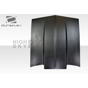 Duraflex Hood - Cowl Fiberglass Reinforced Plastic Black - 116034-5