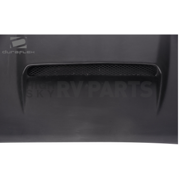 Duraflex Hood - CVX Fiberglass Reinforced Plastic Black - 115392-4