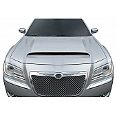 Duraflex Hood - Demon Fiberglass Reinforced Plastic Black - 115887