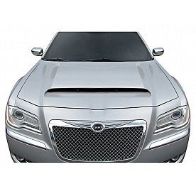 Duraflex Hood - Demon Fiberglass Reinforced Plastic Black - 115887