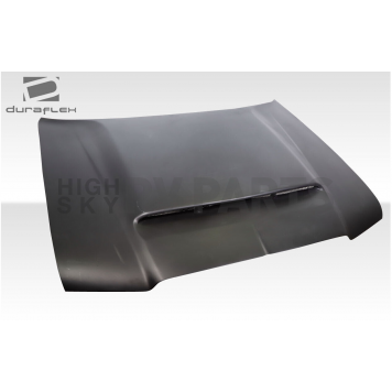 Duraflex Hood - Demon Fiberglass Reinforced Plastic Black - 115891-3