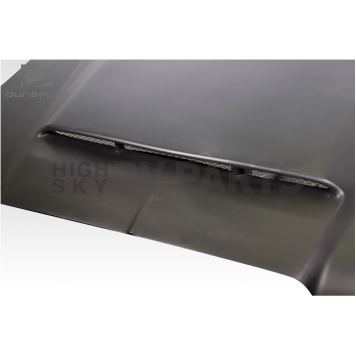 Duraflex Hood - Demon Fiberglass Reinforced Plastic Black - 115891-2