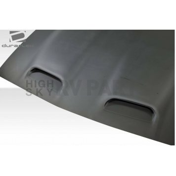 Duraflex Hood - Fiberglass Reinforced Plastic Black - 115256-2