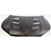 Duraflex Hood - Fiberglass Reinforced Plastic Black - 115504