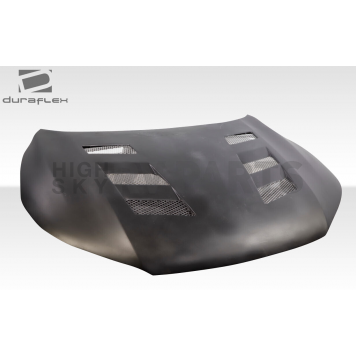 Duraflex Hood - Fiberglass Reinforced Plastic Black - 115504-6