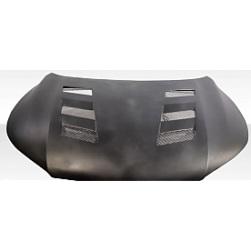 Duraflex Hood - Fiberglass Reinforced Plastic Black - 115504