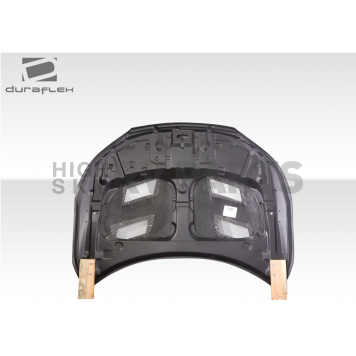 Duraflex Hood - Fiberglass Reinforced Plastic Black - 115504-2