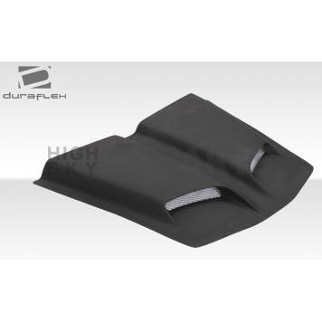 Duraflex Hood - Fiberglass Reinforced Plastic Black - 115752-3
