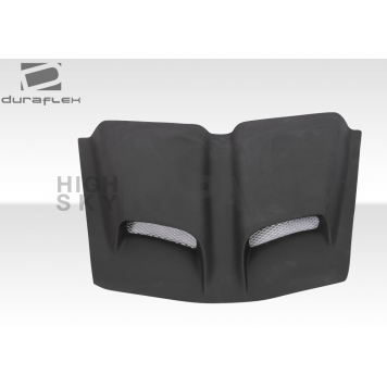 Duraflex Hood - Fiberglass Reinforced Plastic Black - 115752-4