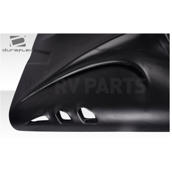 Duraflex Hood - Predator Fiberglass Reinforced Plastic Black - 114963-2