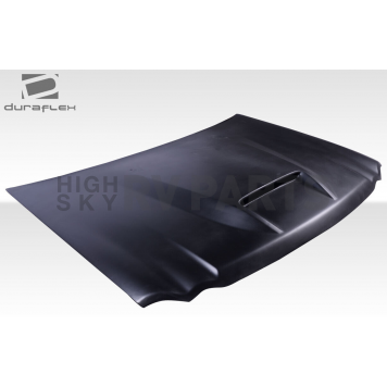 Duraflex Hood - SRT Fiberglass Reinforced Plastic Black - 115217-1