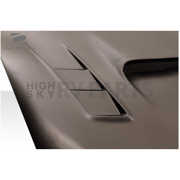 Duraflex Hood - ST1 Fiberglass Reinforced Plastic Black - 115733-4
