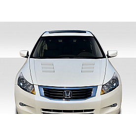Duraflex Hood - TS-1 Fiberglass Reinforced Plastic Black - 115477