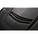 Duraflex Hood - V Look Fiberglass Reinforced Plastic Black - 115377