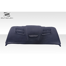 Duraflex Hood - Viper Fiberglass Reinforced Plastic Black - 115030