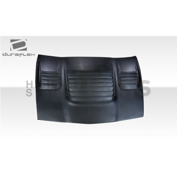 Duraflex Hood - World Challenge Fiberglass Reinforced Plastic Black - 116040