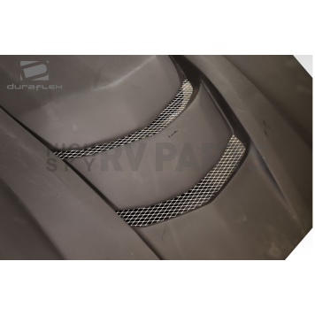 Duraflex Hood - ZR1 Fiberglass Reinforced Plastic Black - 115347-2