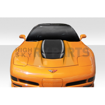 Duraflex Hood - ZR1 Fiberglass Reinforced Plastic Black - 115379-4