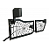 Paramount Automotive Door - Tubular Lower Half Steel Black Set Of 2 - 510699
