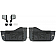 Paramount Automotive Door - Tubular Lower Half Textured Powder Coated Black Steel Set Of 2 - 510215