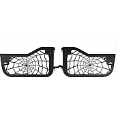 Paramount Automotive Door - Tubular Lower Half Textured Powder Coated Black Steel Set Of 2 - 510216