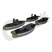 Crown Automotive Jeep Replacement Disc Brake Pad Set 4762682TI