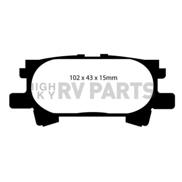 EBC Brakes Brake Pad - DP41682R