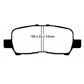 EBC Brakes Brake Pad - DP41684R