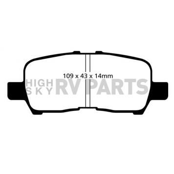 EBC Brakes Brake Pad - DP41684R