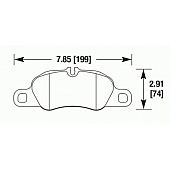 Hawk Performance Brake Pad - HB719B.668