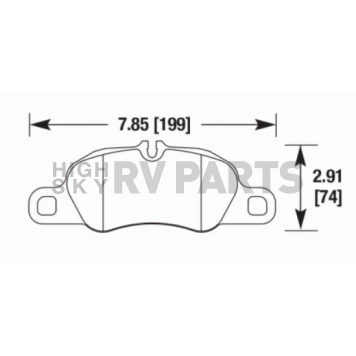 Hawk Performance Brake Pad - HB719B.668