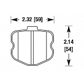 Hawk Performance Brake Pad - HB532B.570