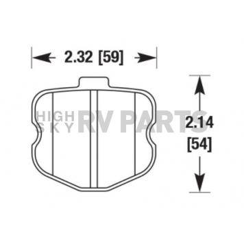 Hawk Performance Brake Pad - HB532B.570