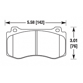 Hawk Performance Brake Pad - HB563B.656