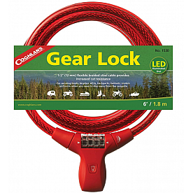 Coghlan's Cable Lock 0.47 Inch x 6 Feet Steel - 1530