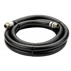 GPI Liquid Transfer Tank Pump Hose 1 Inch Diameter 12 Feet Rubber - 11052902