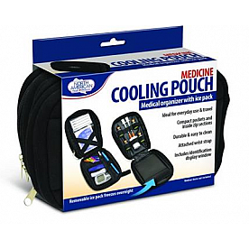 Jobar Storage Pouch - Zipper Black With Removable Ice Pack - JB7286